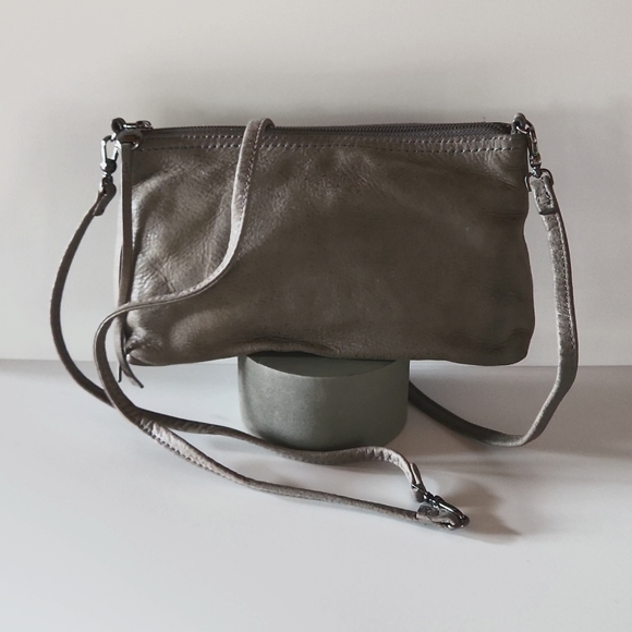 HOBO Bags Hobo Crossbody Bag Grey Vintage Leather Poshmark